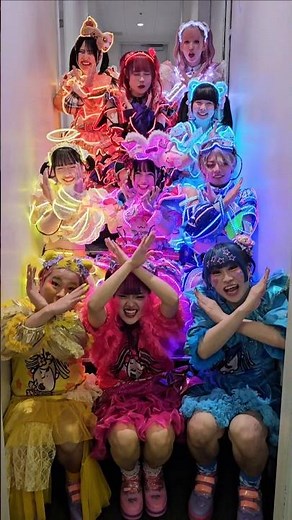 竹ぱらさんと💛🩷💙見た目に囚われない❕コラボありがとうございました🫶 #エレクトリカルアイドル #ふぇありーているず #リアルサイリウムチェンジ #光る衣装 #竹下ぱらだいす