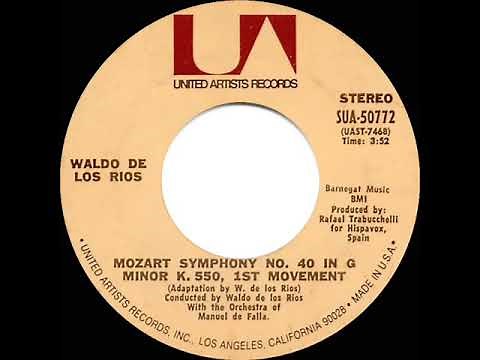 1971 Waldo de los Rios - Mozart Symphony No. 40 in G Minor K. 550, 1st Movement (stereo 45 version)