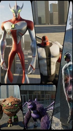 Most Realistic Ben 10 Game Ever – Alien Transformations Gameplay | Galvan #ben10 #gamingshorts