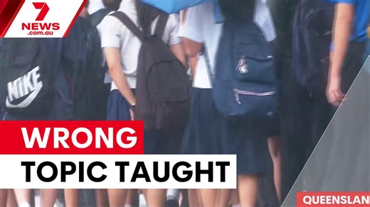 Queensland students taught wrong history topic for exams