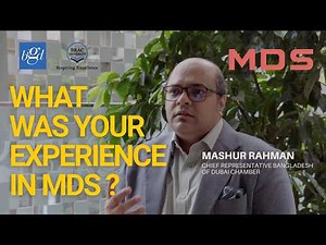 MDS Alumni Stories | Mashur Rahman, Chief Representative for Bangladesh at Dubai Chambers