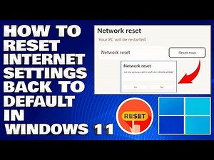 How To Reset Internet Settings Back To Default in Windows 11 [Guide]