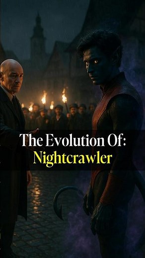 The Evolution of Nightcrawler 💙 | From Outcast to X-Men Hero (Marvel) #nightcrawler #xmen #mcu