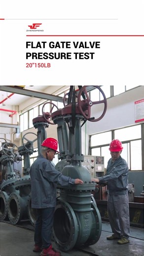 20''150LB Flat-gate valve pressure test-ZHENGPENG | Valve Prc