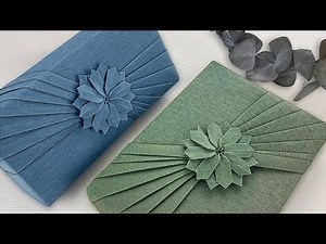 Gift Wrapping｜長方形禮物包裝創意+摺紙花教學（2024 Update）