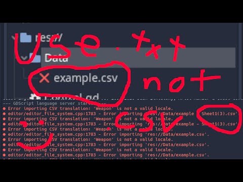 How to use CSV in Godot quick guide