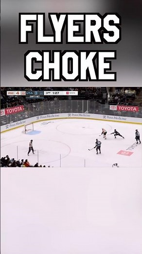 Flyers CHOKE vs Utah Mammoth