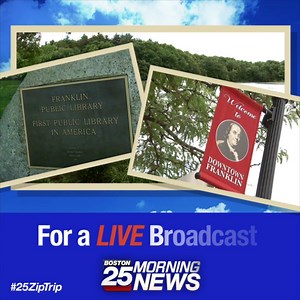 Are you ready, Town of Franklin, MA! Join us this Friday for a LIVE broadcast, games, refreshments and giveaways at the Franklin Town Common! Spread the word and let us know if you're coming! Franklin Police Department Franklin Fire Department Franklin Recreation Department Franklin Public Library Official Site | Boston 25 News