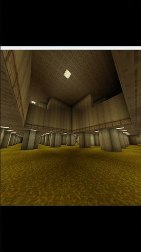 Level 0 without vs with Vibrant Visuals. #minecraftgameplay #minecraft #enterthebackrooms