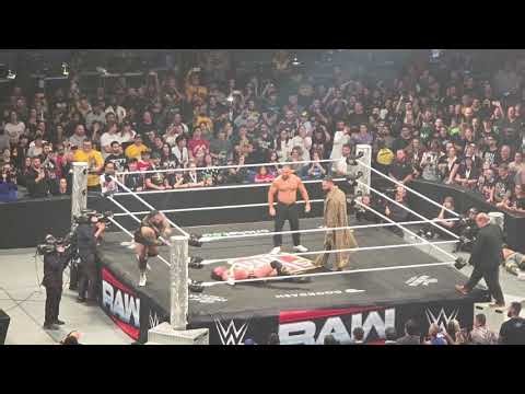 [4K] The Vision attack CM Punk and Jey Uso after WWE Raw in Perth Australia