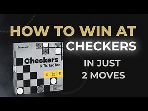 How to Win in Checkers in Just 2 Moves