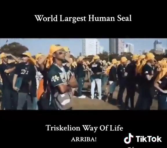 World's Largest Human Seal | Tau Gamma Phi Fraternity