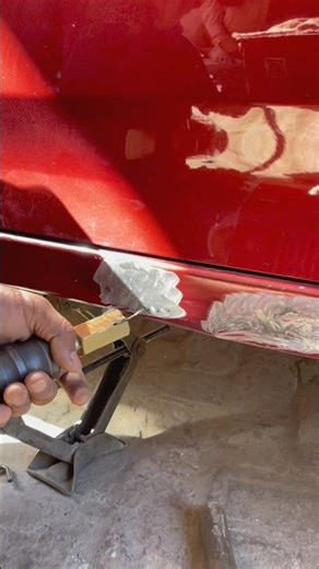 Satisfying Auto Body Repair Smooth Finish Guaranteed #automobile #dentrepair #cardentrepair