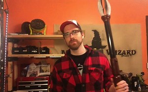 Tomorrow: Pledge $1 or more and you will be entered to win a free chaos staff! Tell you friends! https://goo.gl/pW5AjL | Magic Wizard Staff