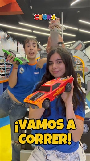 1.2K views |  ¡Belu y Abril a toda velocidad! ⚡ Se preparan, aceleran… ¡y la carrera comienza!  Autos a control remoto, pura adrenalina y mucha diversión   Mirá el video completo para ver quién gana esta batalla sobre ruedas  Y elegí tu auto favorito en www.cebra.com.ar 煉 #CyberCebra #CarreraDeAutos #JuguetesConEstilo #CebraJuguetería | Juguetería Cebra | Facebook