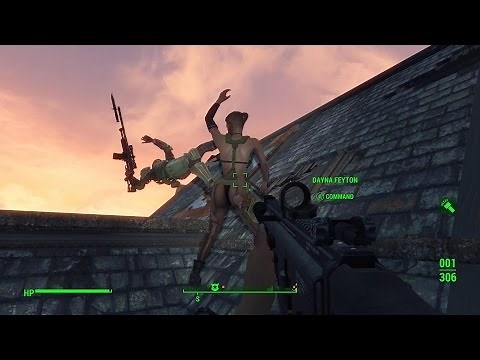 Fusion City Rising - Companion Combat: Peter, Dayna, Spike (Fallout 4)