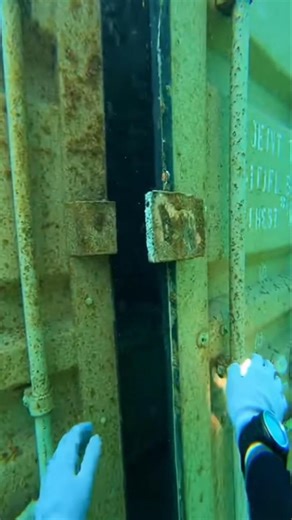 Mysterious Container Found in the Deep Sea 😳🌊 Ocean Exploration #Shorts #intothedeep #oceanmystery