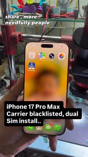 Gaganmobile on Instagram: "iphone17pro max dual sim tray install"
