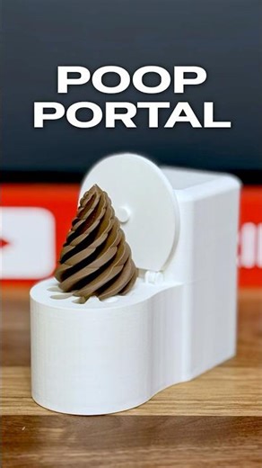 Poop Portal - 3D Printed Timelapse 💩