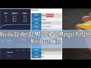 Review GL.iNet GL-MT300N-V2(Mango) Portable Mini Travel Wireless Pocket VPN WiFi Router - Access Poi