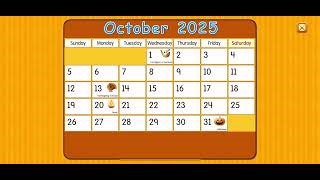 Starfall Calendar October 2025 Mp3 & Mp4 Download