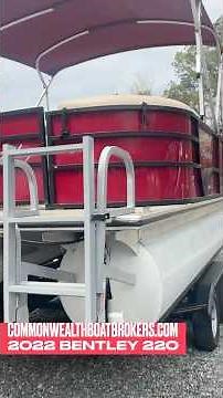 🚤 2022 Bentley 220 Navigator Pontoon Tour | Suzuki 140HP | Clean, Loaded, and Water‑Ready!