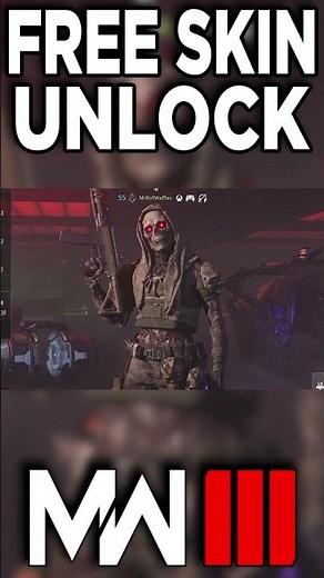 UNLOCK THIS FREE OPERATOR SKIN IN MODERN WARFARE 3!