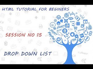 HTML Tutorial for Beginners 15 Drop Down List