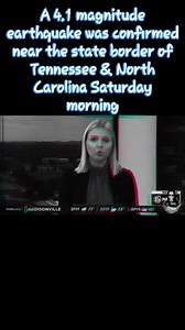 A 4.1 magnitude earthquake was confirmed in near the state border of Tennessee and North Carolina Saturday morning, according to the U.S. Geological Survey. #teneseeearthquake #GEORGIAEARTHQUAKE | Wake_Up_America_ Wake-up