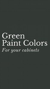 Here are 4 Sherwin Williams greens for cabinetry that designers can’t stop talking about: 1️⃣ SW Jasper – A deep, moody green that adds instant sophistication. It’s timeless, dramatic, and pairs beautifully with both light and dark accents. 2️⃣ SW Evergreen Fog – This soft green-gray feels calm and collected. It’s perfect if you want a subtle pop of color without going bold. 3️⃣ SW Rookwood Dark Green – Rich, bold, and full of depth. This shade makes a serious statement, whether you use it on al