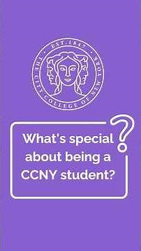 What's special about being a #CCNY student? Hear what students have to say!