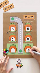 90K views · 1.1K reactions | 凌 "Rabbit Carryover - Carrot Math...
