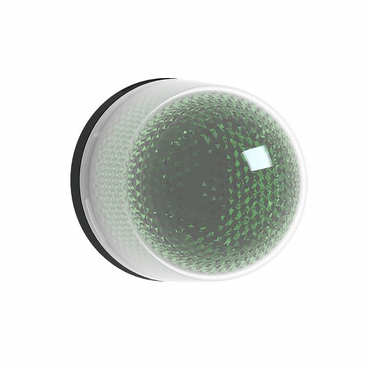XVR3B03S - Beacon, Harmony XVR, Illuminated beacon with buzzer, green, 100mm, 70...90dB, integral LED, 12...24V DC | Schneider Electric Singapore