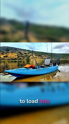 One Person Kayak Loading. Vistacraft 10 Foot
