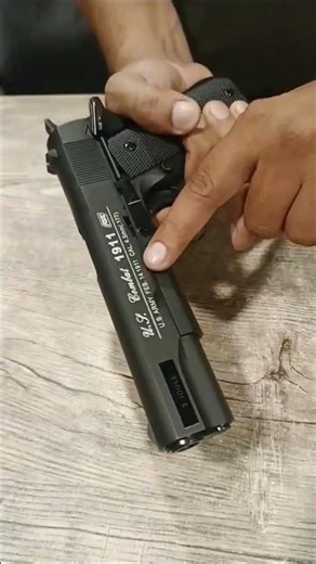 Air Pistol vs. Real Pistol: The Ultimate Showdown#airsoft #shortsfeed #youtubeshorts #shorts