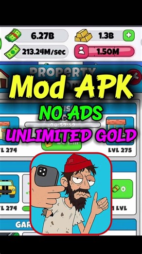 Lamar Idle Vlogger MOD – Unlimited Gold, Free Upgrades & No Ads! 🔥