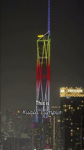 This is Kuala Lumpur! Welcome to Malaysia!