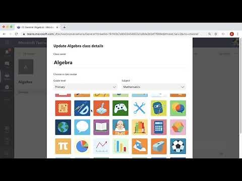 Change the avatar class icon in Microsoft Teams