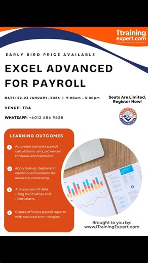 28 shares | **EXCEL ADVANCED FOR PAYROLL - 22-23 January, 2026**...
