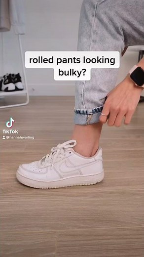 Rolled Jeans Looking Bulky?