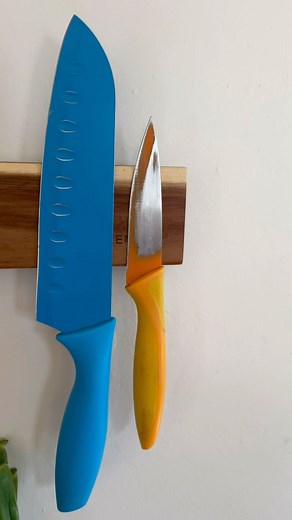 Before opening DMC and becoming friends with some lovely and talented knifemakers aaaaaaand after!!! Thank you @donnguyenknives and @turtleknight_forge for making my kitchen a great place to prep food in again!!! No sawing onions here anymore!! Check out link in description to see what classes you can take to level up your kitchen tools!! #sharpeningknives #sharpeningstone #bladesmith #knives #bladesmithingclass #bladesmithing #bladesmithing101 | Desert Metal Craft
