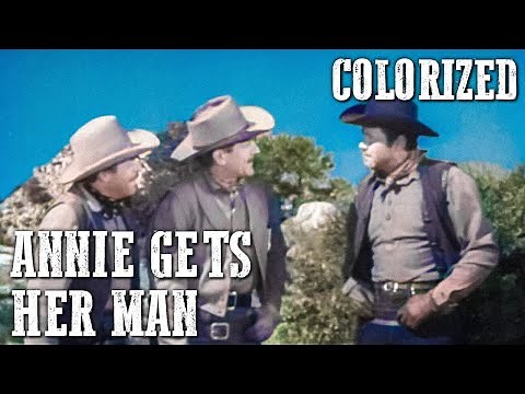 Annie Oakley - Annie Gets Her Man | EP14 | COLORIZED | Gail Davis