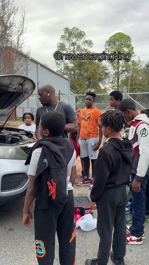 Great workshop today! We learned how to change oil using @mobil1 motor oil! Glad to do this for our students, to build confidence! Every step wasn’t shown in this video. | King Randall, I.
