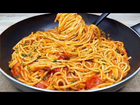 When I'm short on time, I make this delicious pasta that's ready in 5 minutes! 2 quick recipes!