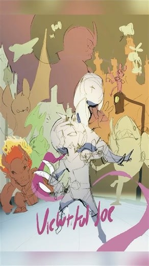 Viewtiful Joe Poster design - Speed Paint #timelapse #procreate #digitalart