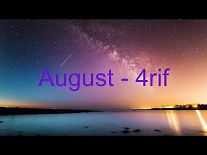 4rif - August Lyric Video
