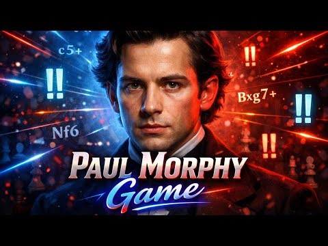 Paul Morphy’s Brilliant Game 🔥 | Chess Genius Moves Explained in Hindi