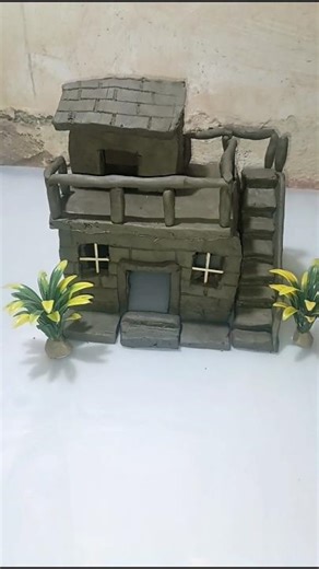 "Mitti house//mini project,#cay house,#made to mitti house