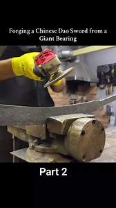 5.6K views | Part 2 Forging a Chinese Dao Sword from a Giant Bearing amazing. | combatknifeus | Facebook
