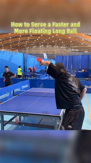 How to Serve a Faster and More Floating Long Ball. Hi everyone, today l'm sharing a quick serve tutorial. #tabletennis #pingpong #tabletennislove | Fun bee